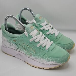 Asics Gel-Lyte V Womens 6.5 Shoes Sneakers Light Mint Green Athletic H6S6Y Rare